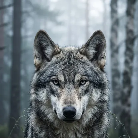 Wolf tattoo design